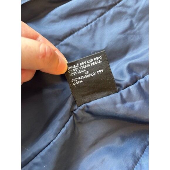 Vintage London Fog Womens Medium Parka Jacket Floral Leaves Brown Insulated 90s - Picture 10 of 16